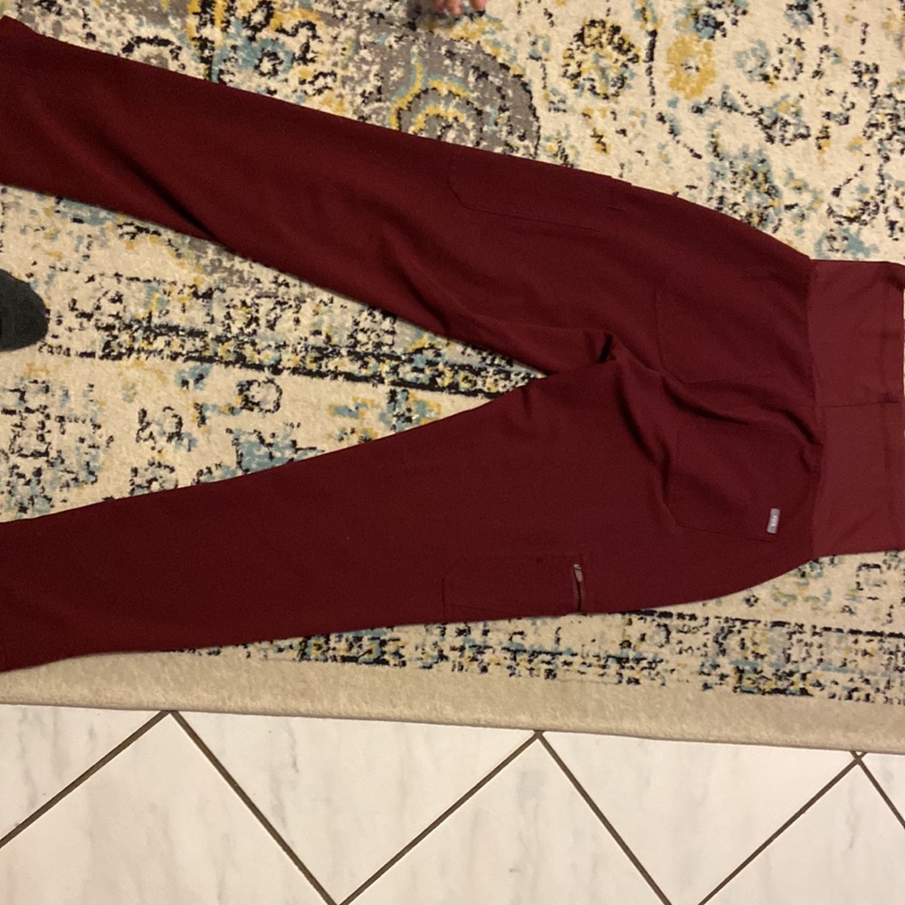 FIGS Maroon Maternity Scrubs